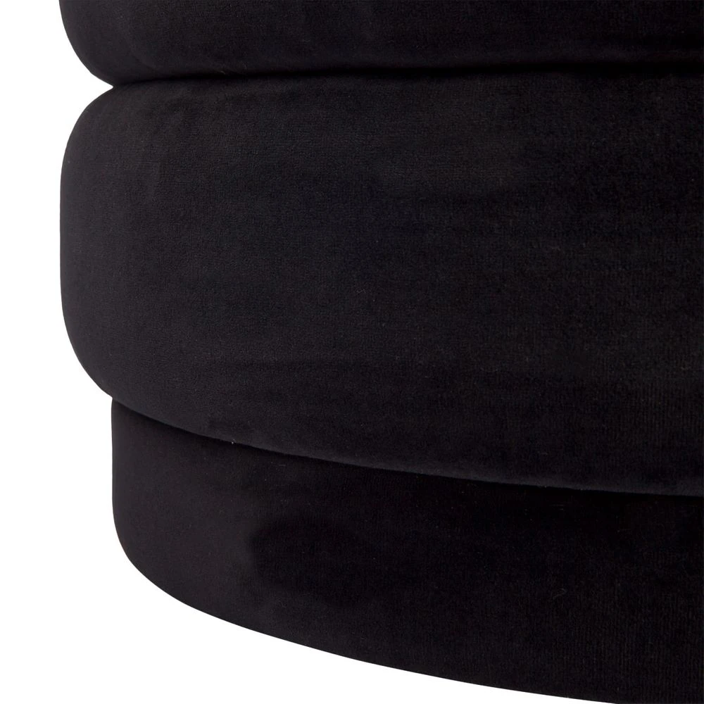 Demi Stool - Black Velvet - Image 3