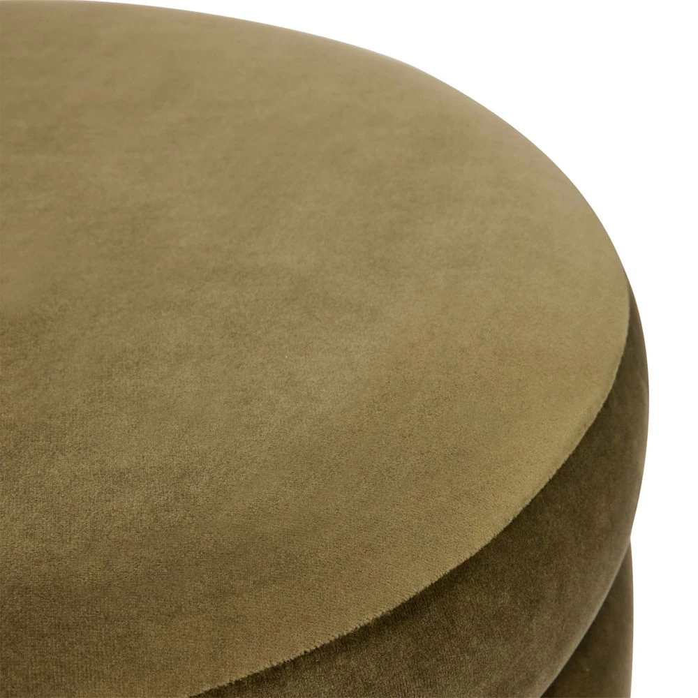 Demi Stool - Olive Velvet - Image 5