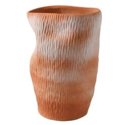 Maeve Porcelain Vase - Large Terracotta