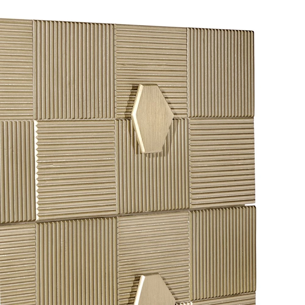 Alton 3 Drawer Chest - Antique Gold - Image 4