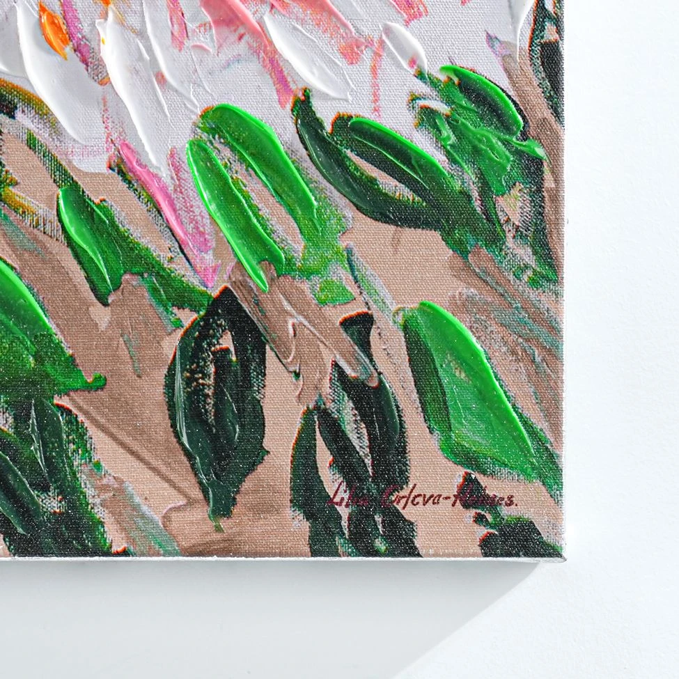 Blooms Enhanced Canvas Print - Image 4