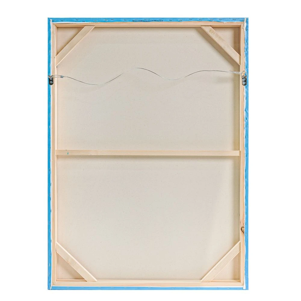 Blue Budgie Enhanced Canvas Print - Image 4