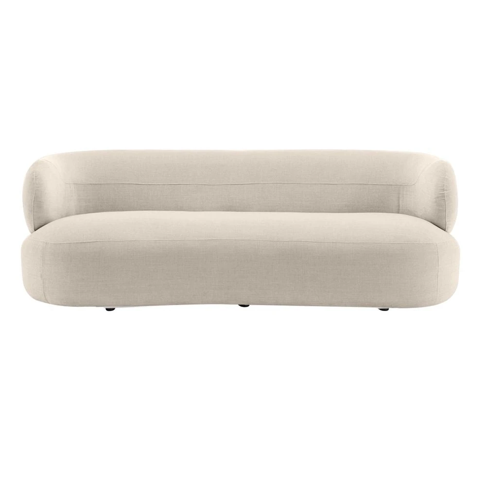 Greenwich 3 Seater Sofa - Natural Chenille - Image 7