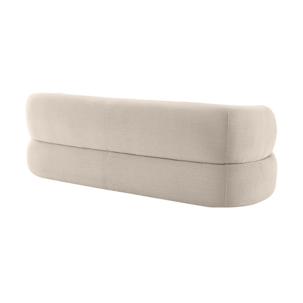 Greenwich 3 Seater Sofa - Natural Chenille - Image 5