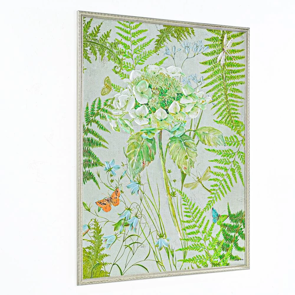 Hydrangeas Series I Enhanced Canvas Print - Image 4