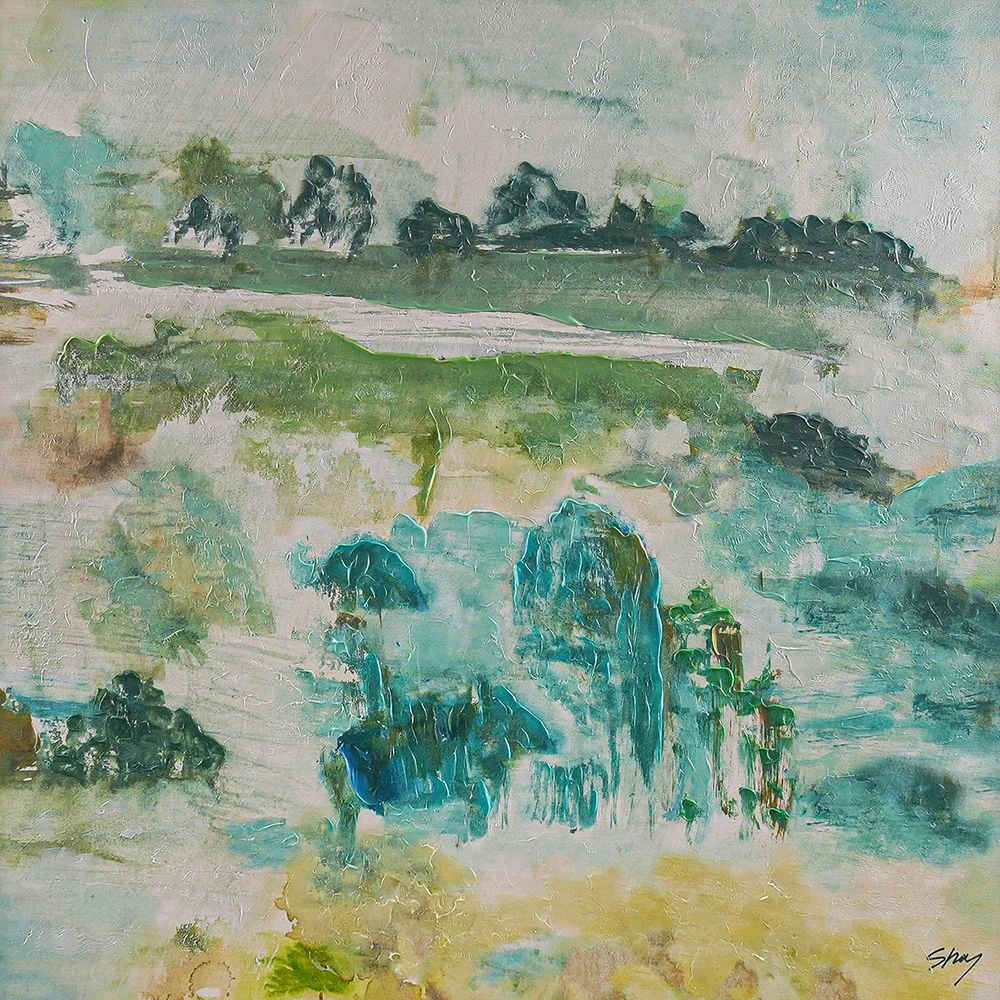 Calm Oasis Series II Enhanced Canvas Print 2 Calm Oasis Series II Enhanced Canvas Print - Image 2