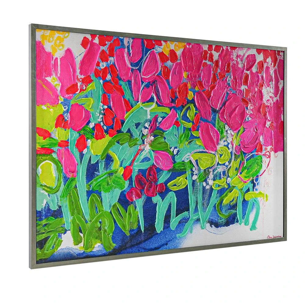 Flower Garden Enhanced Canvas Print - Image 2