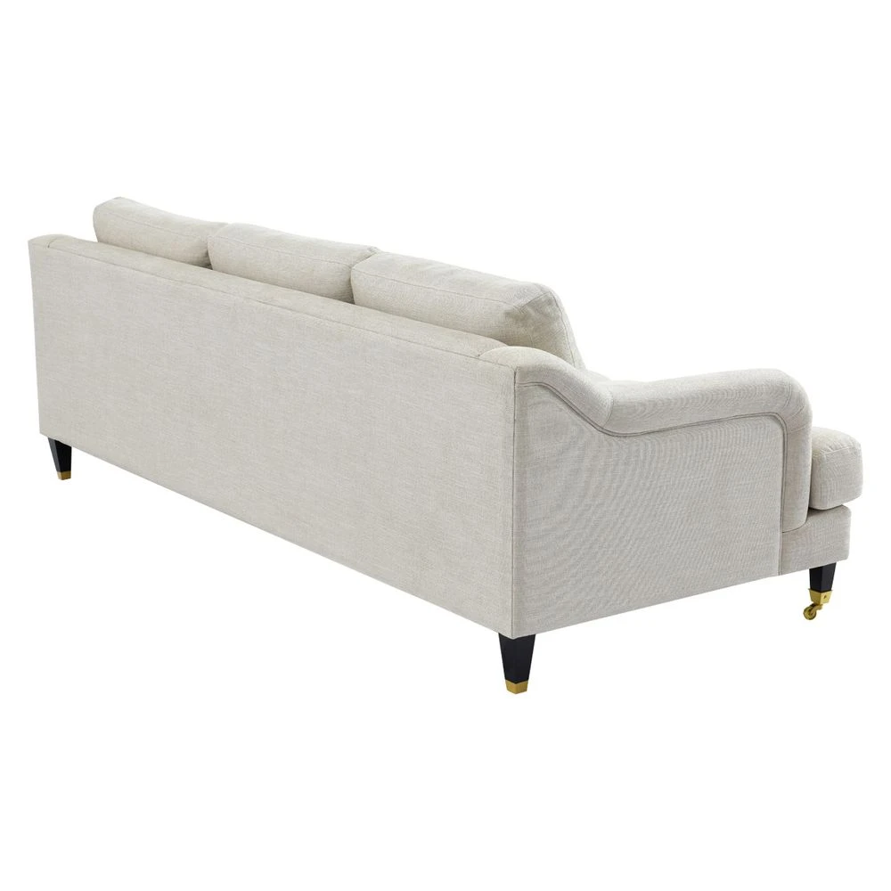 Aerin 3 Seater Sofa - Natural Linen - Image 2