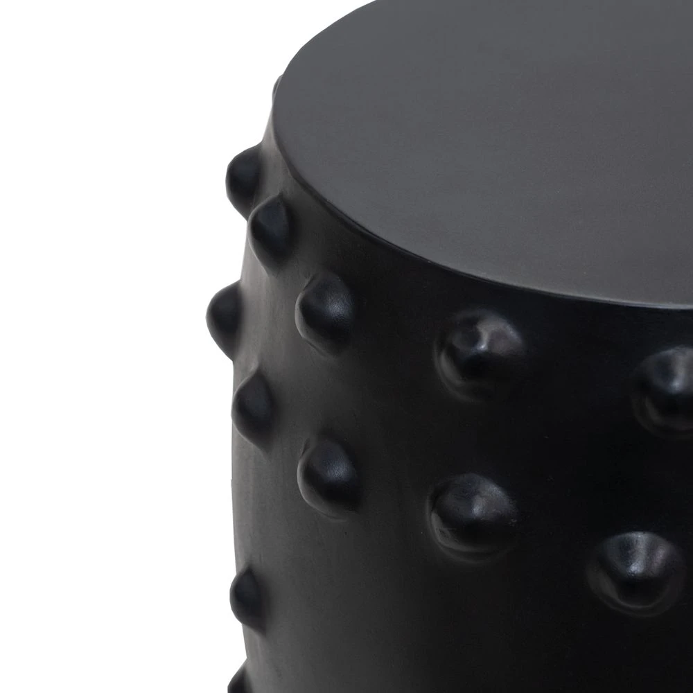Otto Concrete Stool - Black - Image 3